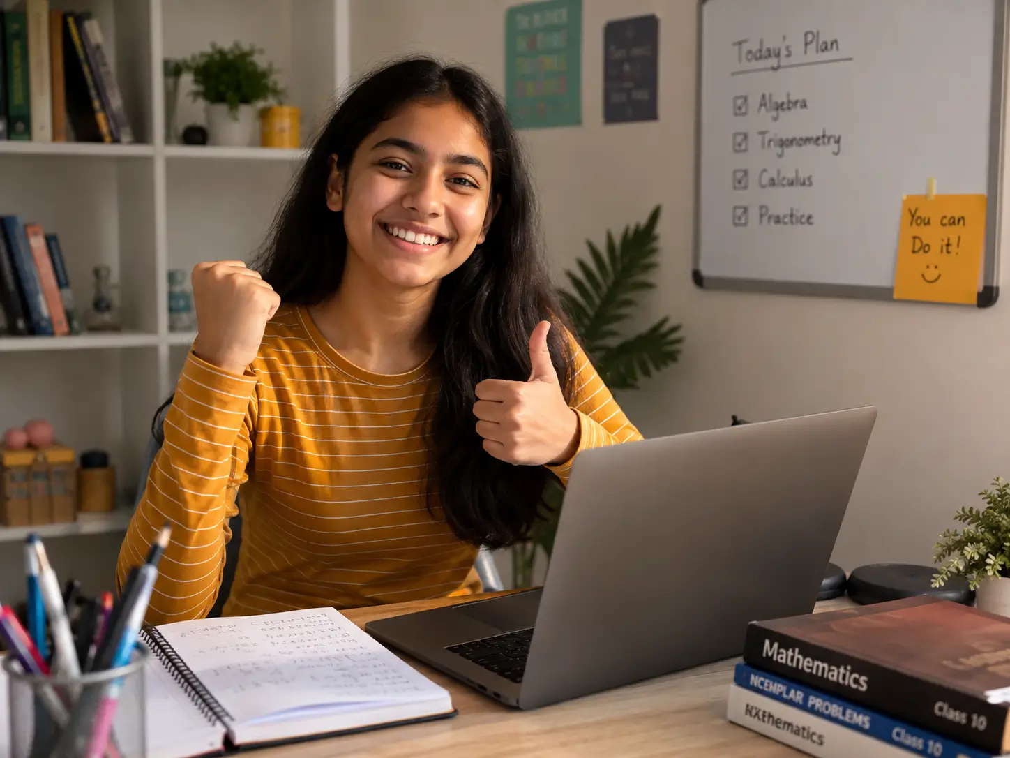 Aisha's success story - student improving from grade 4 to 6 in MYP Mathematics